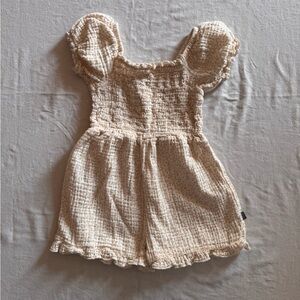 Kids Cream One Piece Romper